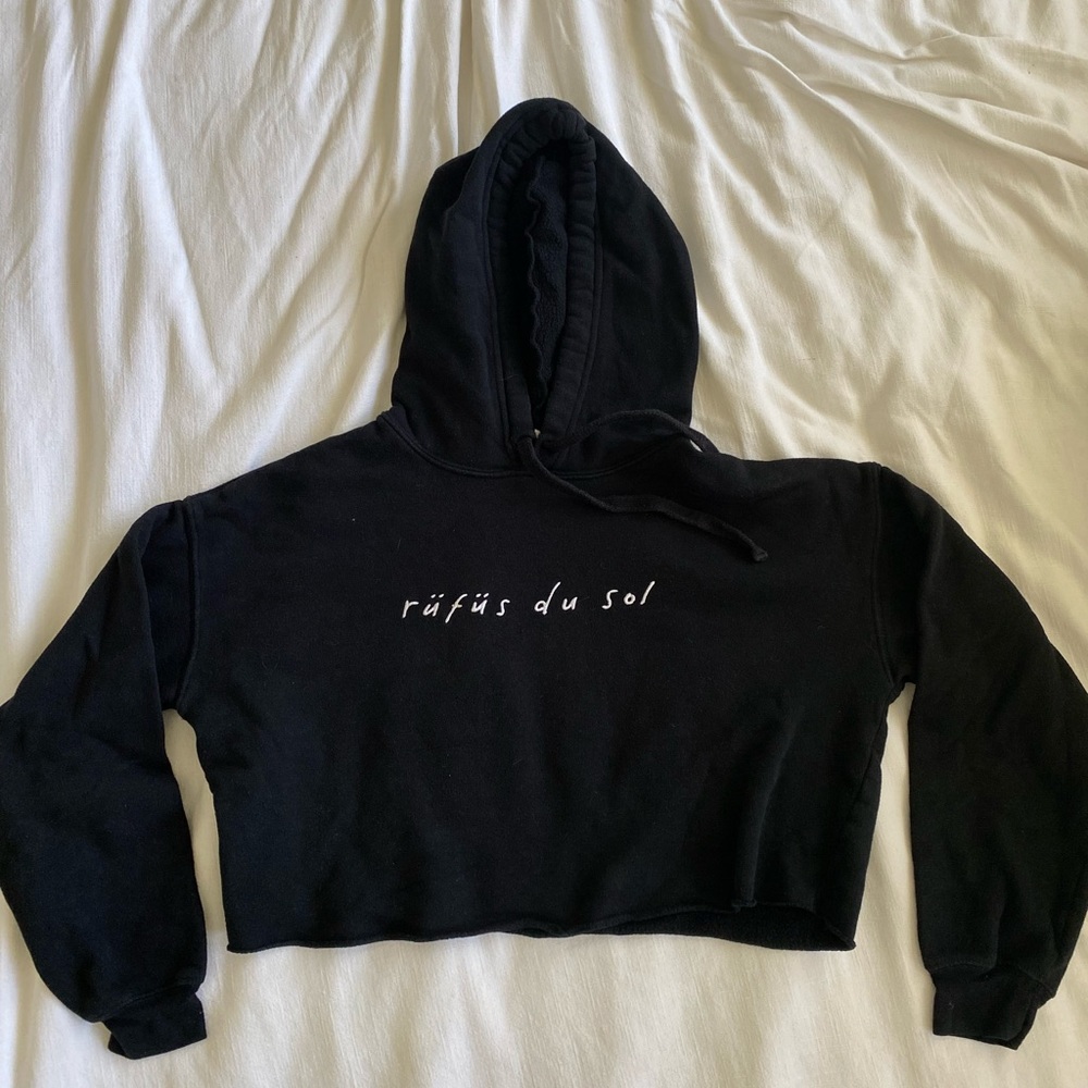 Rufus Du Sol Cropped Sweatshirt - size m